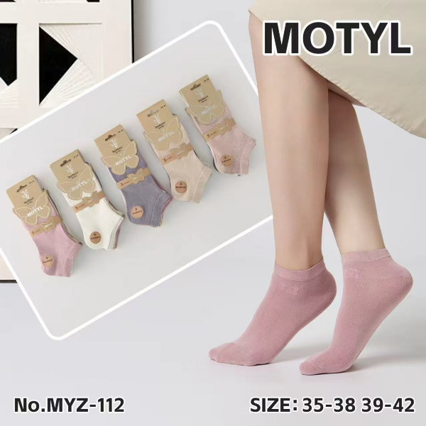 Skarpety damskie Roz 35-42, Mix kolor Paczka 40 szt